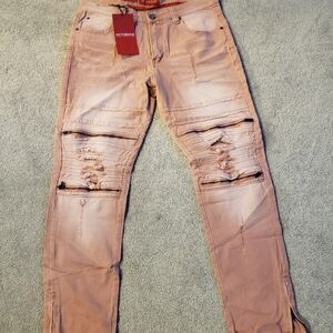 Men's Premium Denim Stretch Jeans Size 34x32